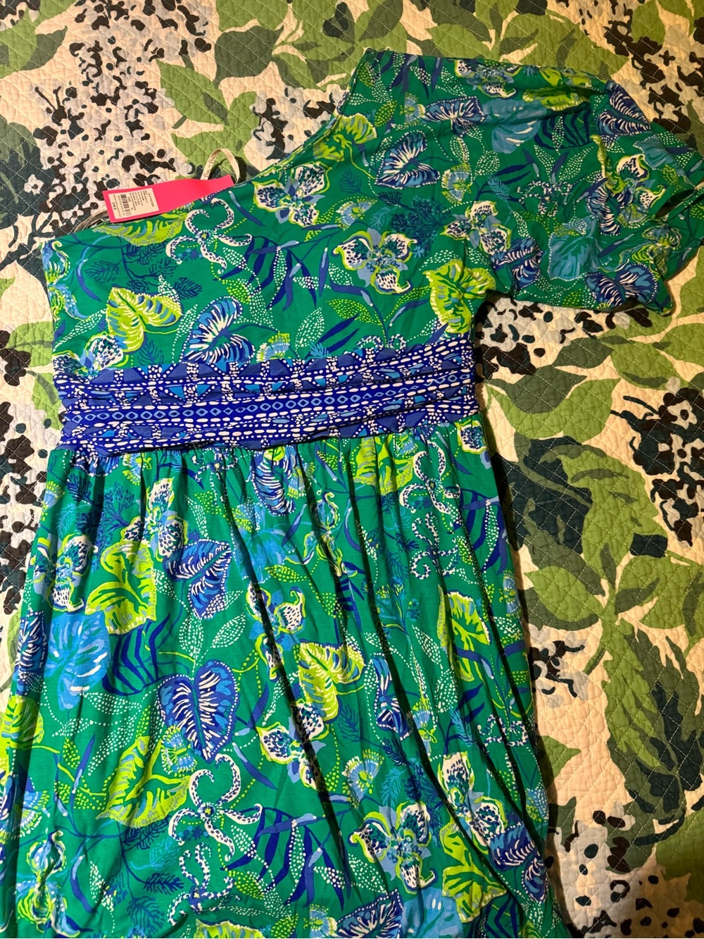 Lilly Pulitzer Niki One Shoulder Romper - Picture 3 of 4